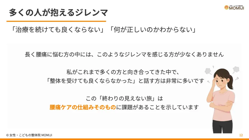 多くの人が抱えるジレンマ